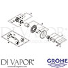 Grohe 19848000 Spare Parts Tech Diagram