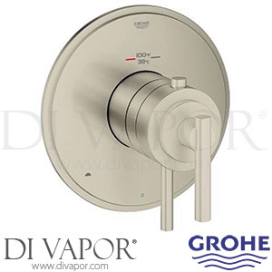 Grohe 19849EN0 Atrio Dual Function Thermostatic Trim w/ Control Module Spare Parts