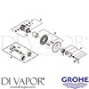 Grohe 19849EN0 Spare Tech Diagram