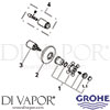 Grohe 19851000 Part Spare Tech Diagram