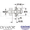 Grohe 19857000 Spare Diagram