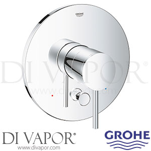 Grohe 19867003 Atrio Dual Function Pressure Balance Trim with Control Module Spare Parts