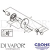 Grohe 19867003 Spare Tech Diagram