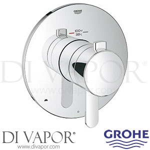 Grohe 19878000 Europlus Dual Function Thermostatic Trim with Control Module Spare Parts