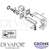 Grohe 19895000 Mixer Spare Diagram