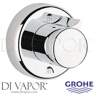 Grohe 19903000 Sentosa 3-Port Single-Handle Diverter Valve Trim Kit with Round Handle Spare Parts