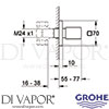 Grohe 19910000 Spare Diagram