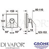 Grohe 19916000 Mixer Spare Diagram