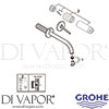 Grohe 19918003 Mixer Spare Tech Diagram