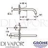 Grohe 19918AL3 Mixer Spare Diagram