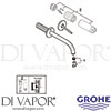 Grohe 19918DC3 Mixer Spare Tech Diagram