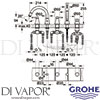 Grohe 19919DA0 Spare Diagram
