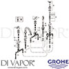 Grohe 19919DA0 Spare Tech Diagram