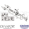 Grohe 19920000 Mixer Spare Tech Diagram