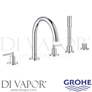 Grohe 19922003 Atrio Chrome Five Hole Bath Combination Spare Parts