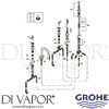 Grohe 19922003 Spare Tech Diagram