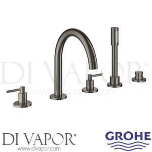Grohe 19922AL3 Atrio Graphite Five Hole Bath Combination Spare Parts
