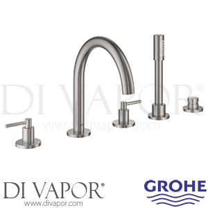 Grohe 19922DC3 Atrio Supersteel Five Hole Bath Combination Spare Parts