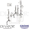 Grohe 19922DC3 Spare Tech Diagram
