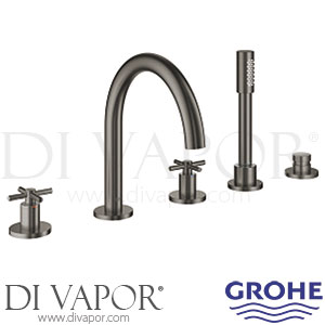 Grohe 19923AL3 Atrio Graphite Five Hole Bath Combination Spare Parts