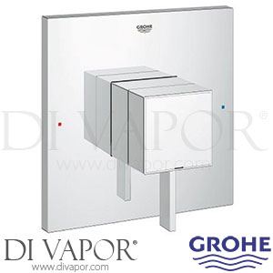 Grohe 19924000 Eurocube Single Function Pressure Balance Trim with Control Module Spare Parts