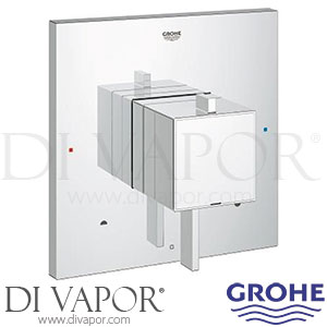 Grohe 19925000 Eurocube Dual Function Pressure Balance Trim with Control Module Spare Parts