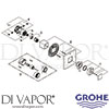 Grohe 19925000 Spare Diagram