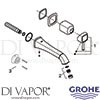 Grohe 19930000 Mixer Spare Diagram