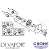 Grohe 19932000 Mixer Spare Tech Diagram
