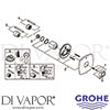 Grohe 19932IG0 Mixer Spare Tech Diagram