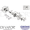 Grohe 19933000 Spare Tech Diagram