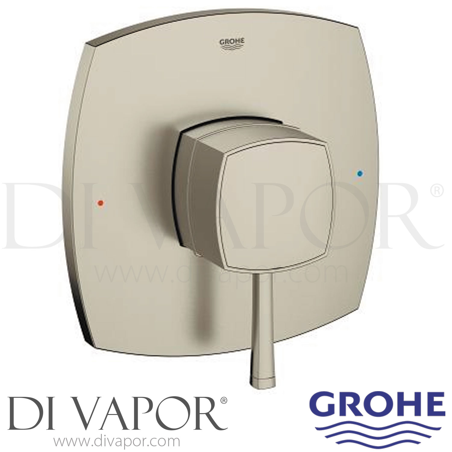 Grohe 19933EN0 Grandera Single Function Pressure Balance Trim with Control Module Spare Parts