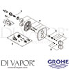Grohe 19934000 Mixer Spare diagram