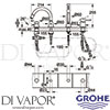 Grohe 19936A00 Spare Diagram