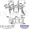 Grohe 19936AL0 Spare Diagram