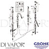 Grohe 19936AL0 Spare Tech Diagram