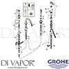 Grohe 19936DA0 Spare Tech Diagram