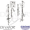 Grohe 19936GL0 Spare Tech Diagram