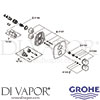 Grohe 19937IG0 Mixer Spare Diagram