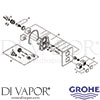 Grohe 19959000 Mixer Spare Tech Diagram