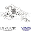 Grohe 19961000 Mixer Spare Tech Diagram