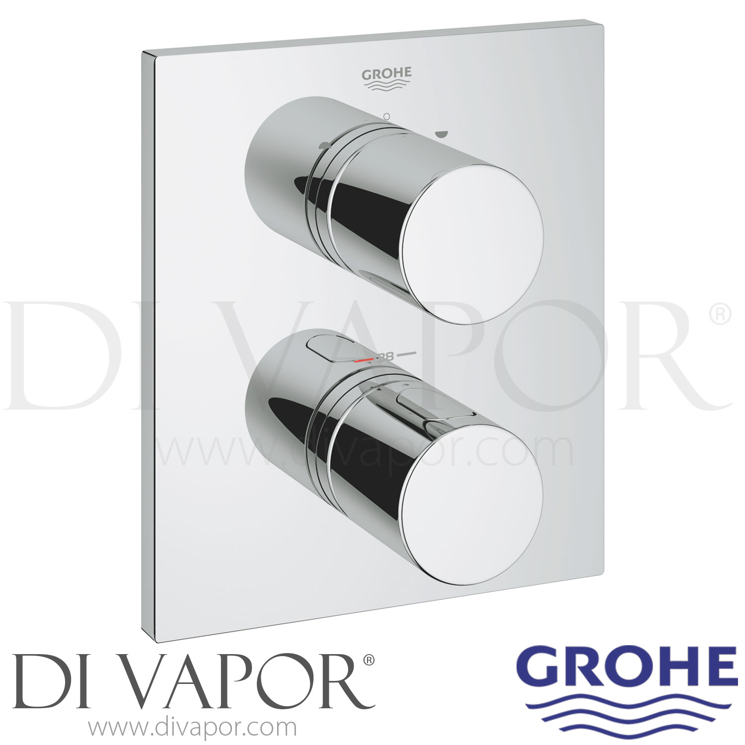 Grohe Grohtherm 3000 Cosmopolitan Thermostatic Shower Valve with 2Way