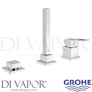 Grohe 19966000 Eurocube Three-Hole Bath Combination Spare Parts