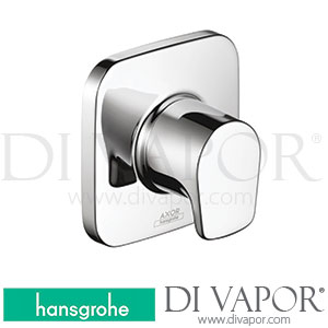 Hansgrohe 19972000 AXOR Bouroullec Shut-Off Valve for Concealed Installation with Lever Handle 06/13 - 12/17 Spare Parts