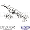 Grohe 19984000 Mixer Spare Tech Diagram