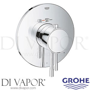 Grohe 19987001 GrohFlex Essence Single Function Thermostatic Trim with Control Module Shower Spare Parts