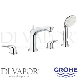 Grohe 19991004 Eurostyle Chrome Four-Hole Bath Shower Combination Spare Parts