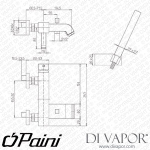 Paini 19CR105KM Q Bath Shower Tap Spare Parts