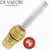 88mm 1/2" Hot Flow Cartridge with Chrome Spindle - 2-P72V4