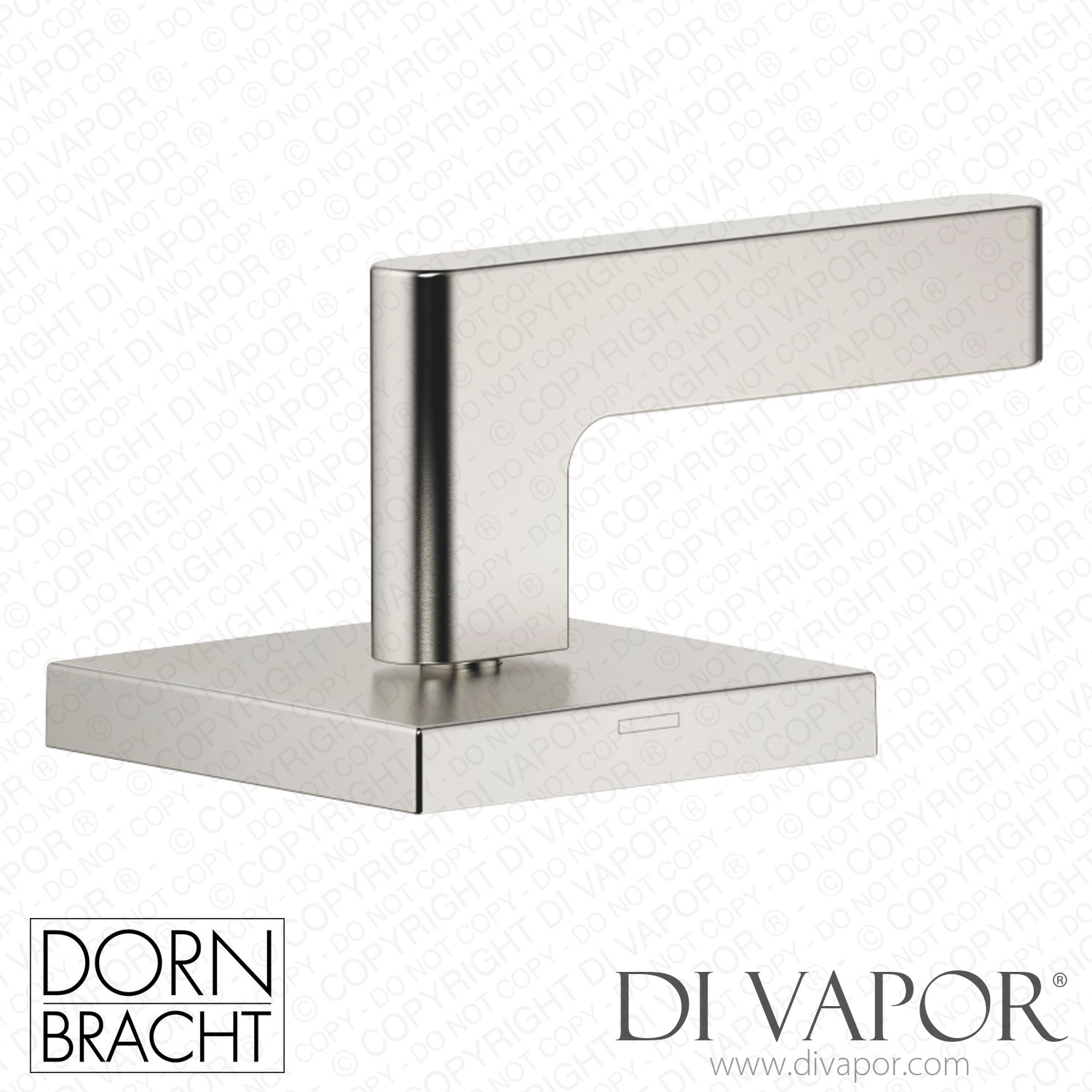 Dornbracht Series Specific Deck Valve Clockwise Closing Hot Brushed